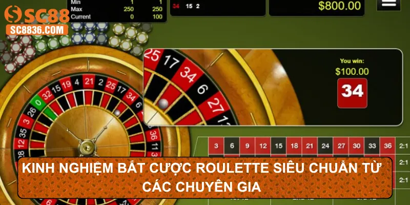 Kinh nghiệm bắt cược roulette siêu chuẩn từ các chuyên gia