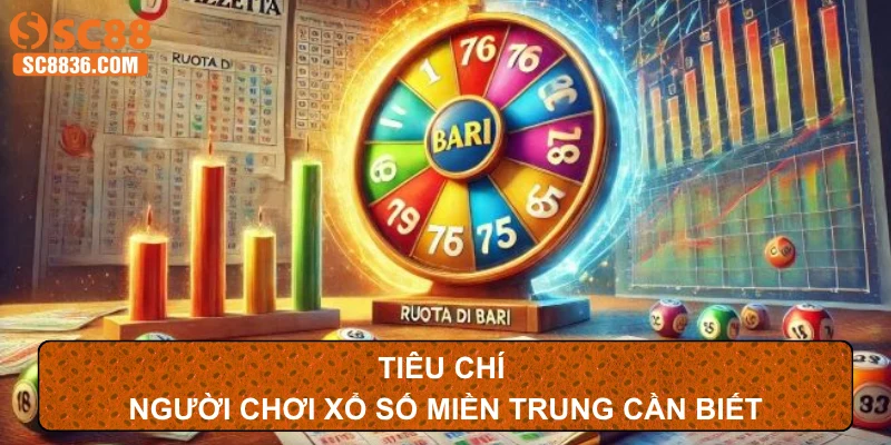 Tiêu chí người chơi xổ số miền Trung cần biết